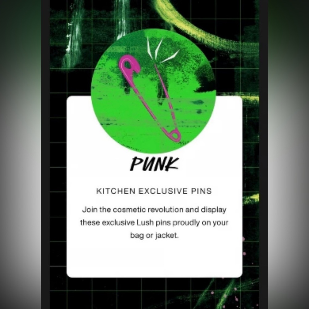 LUSH Punk Pins Set